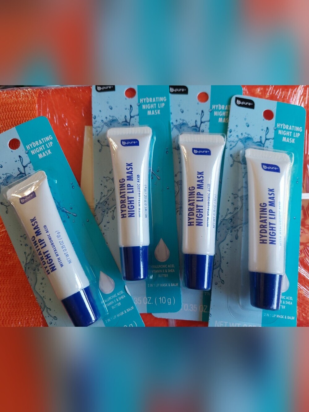 Lot Of 4 B Pure Hydrating Lip NIGHT MASK TIKTOK VIRAL Bpure